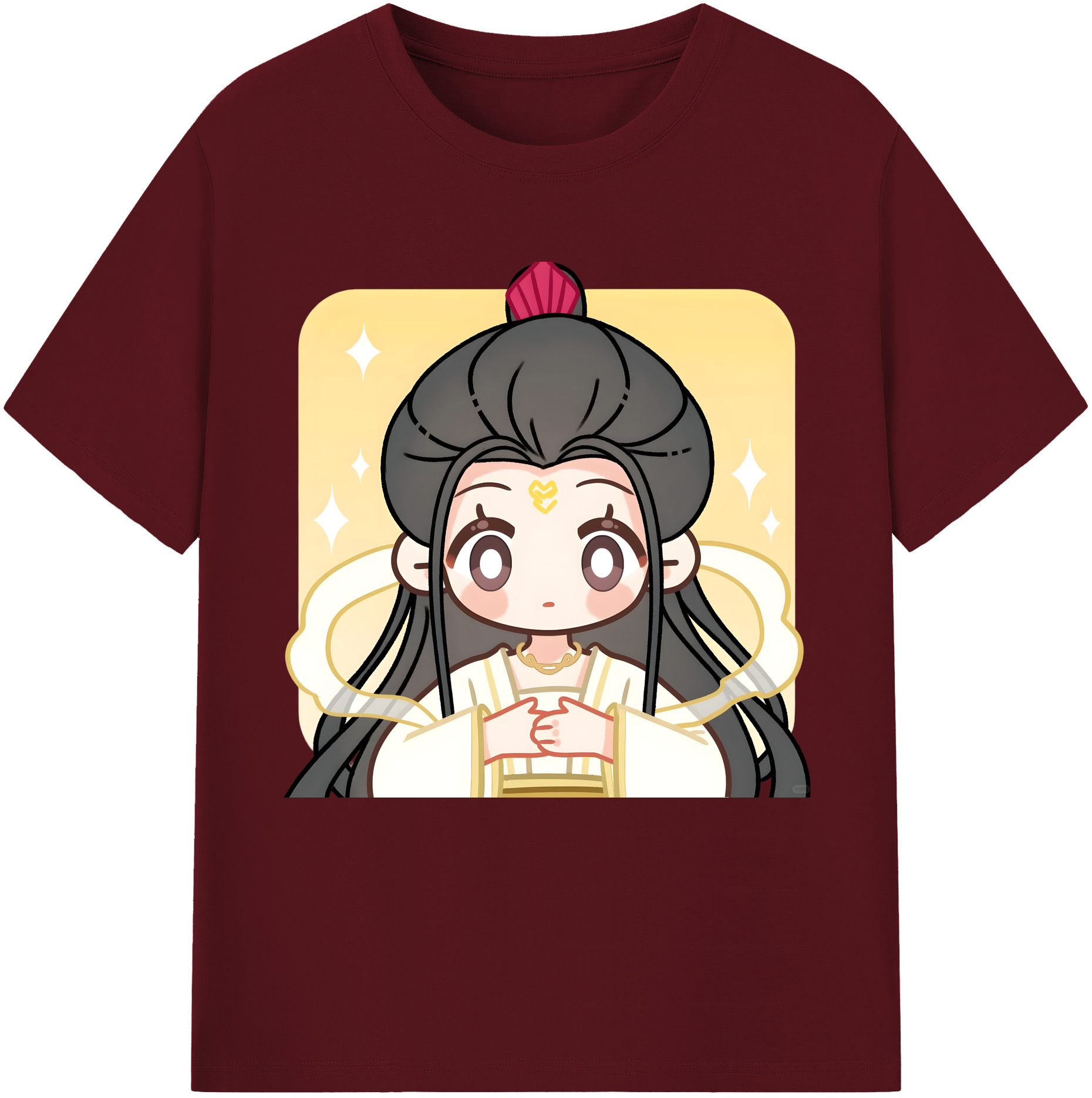（画像用） Ne Zha 2 ナタ 魔童の大暴れ 綿100％半袖Tシャツ（フロントプリント）